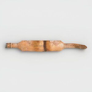 💪 Vintage 1970s DUKE Hand-Tooled Leather Weight Lifting Belt 5" Wide USA